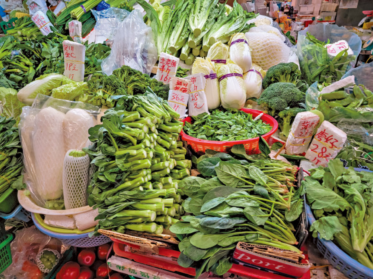 供港蔬菜回復平日七成 菜販︰運輸成本貴影響菜價