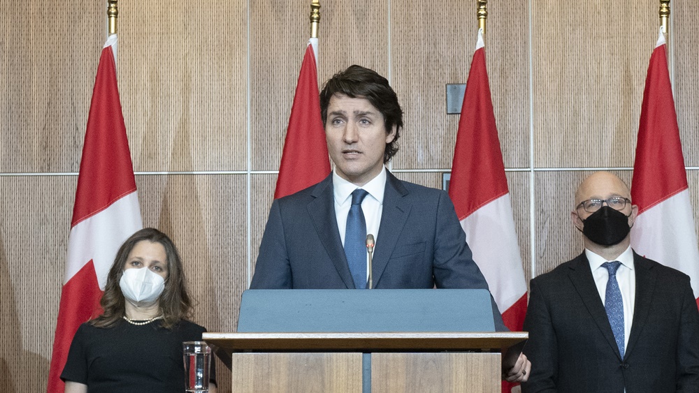 加拿大國會通過杜魯多引用緊急狀態法。(AP)