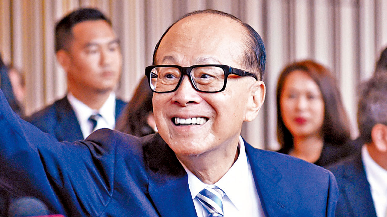 福布斯富豪榜 李嘉誠蟬聯港首富