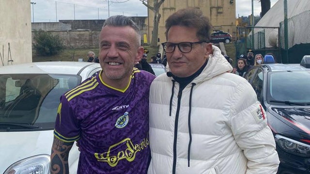 前意大利小國腳的法基，在12年停賽期滿後，於地區聯賽級別中復出。(網上圖片)