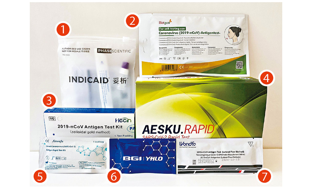 快速測試包五花百門 政府採購7款曝光