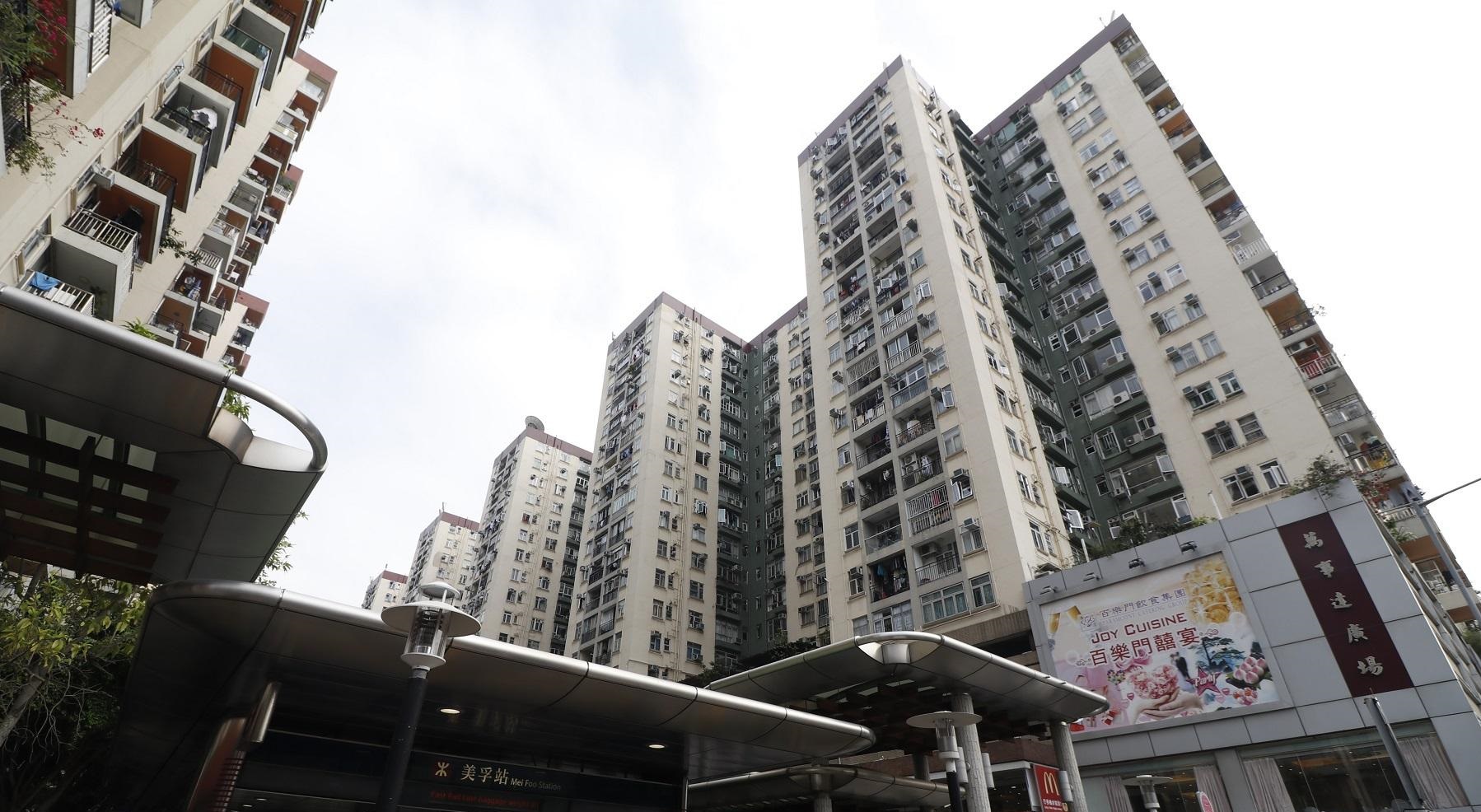 十大屋苑中，美孚新邨3月份彈幅最大，升2.8倍。