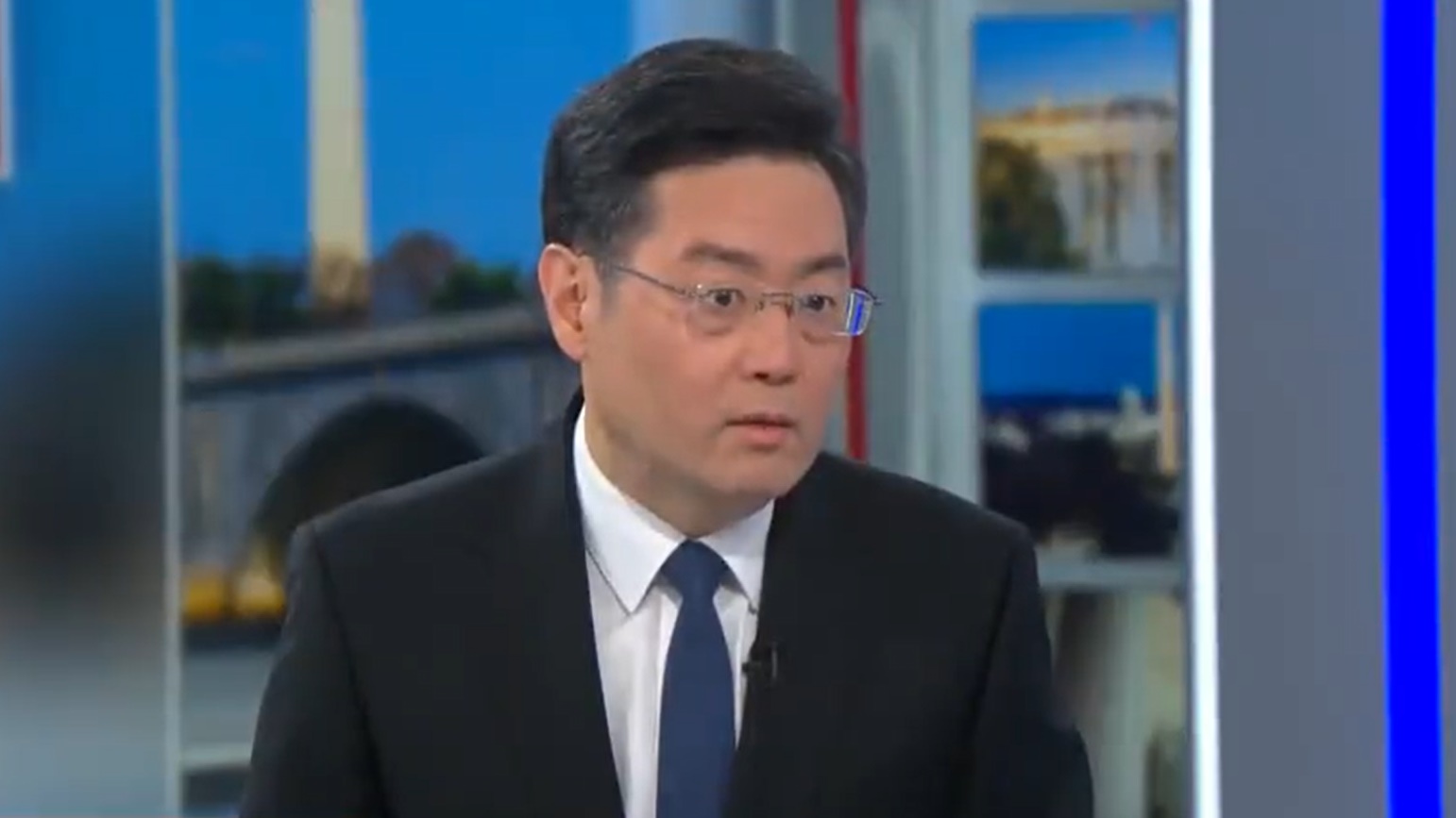 秦剛指譴責無幫助，強調中方無向俄提供軍事援助。(Twitter)