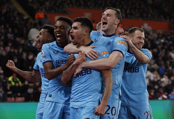 紐卡素作客反勝修咸頓，與降班區拉開到10分距離。(路透社)