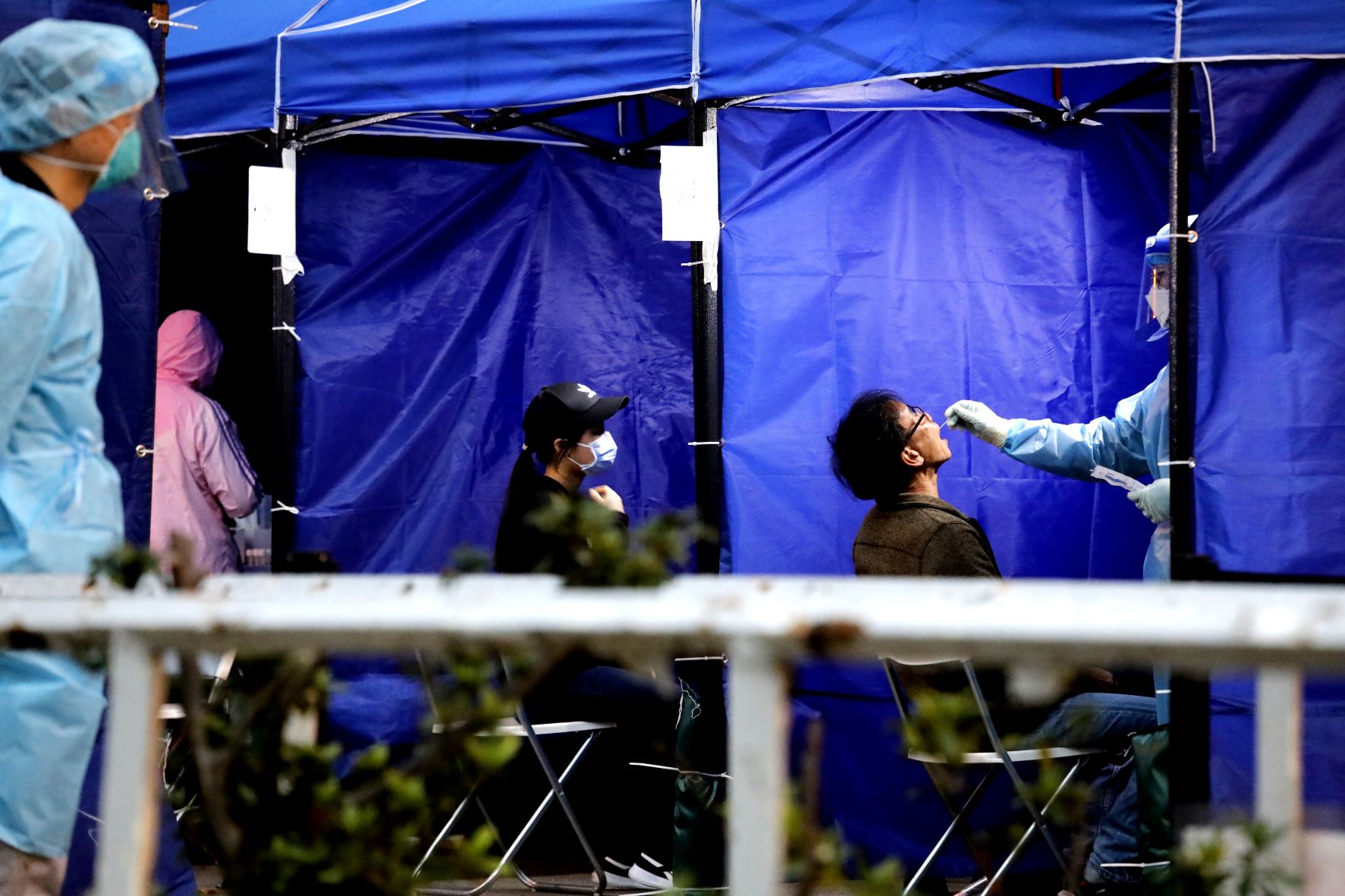 圍封強檢, 封區檢測