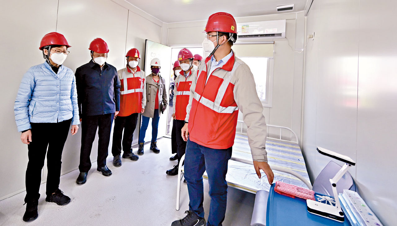 徵用元朗兩新建過渡房屋 青衣社區隔離設施完工