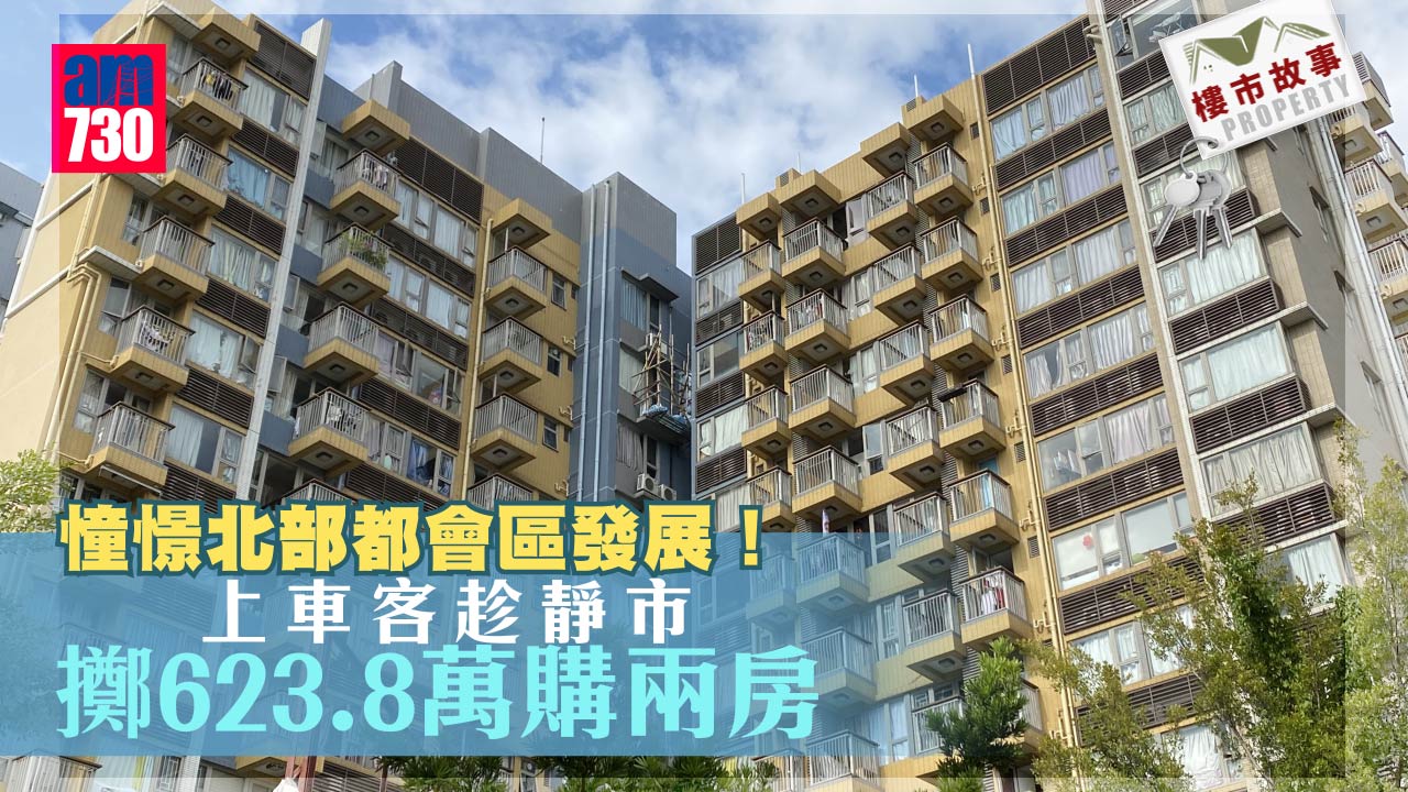 樓市故事｜憧憬北部都會區發展！上車客趁靜市擲623.8萬購兩房