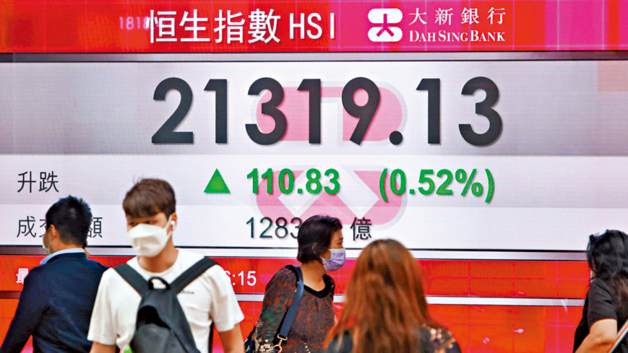 港股反彈受限20天線 市場料中港股見底