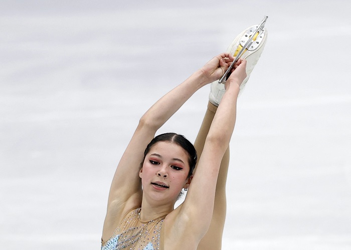 劉美賢指自己已達成目標，故選擇在16歲之齡退役。(路透社)