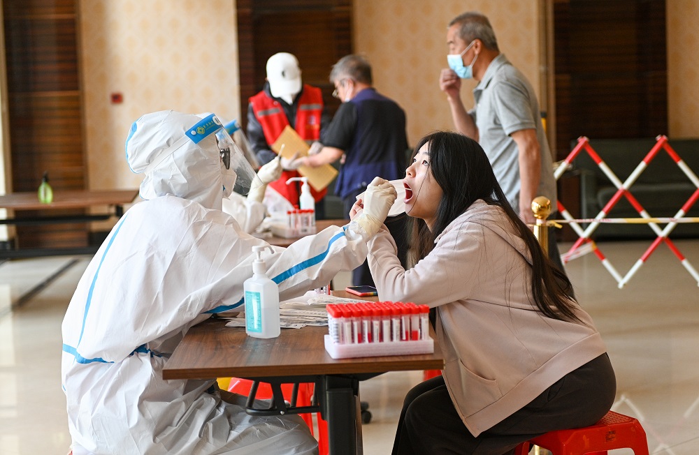 吉林四平市一度發通告，稱不參加核酸檢測超過2次就要被行政拘留10日及罰款500元人民幣。(資料圖片)