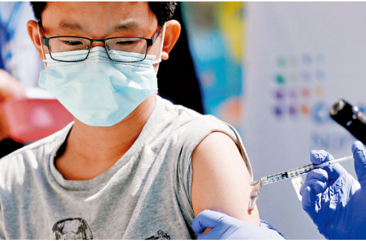 兒童及青少年應接種第二、三劑疫苗