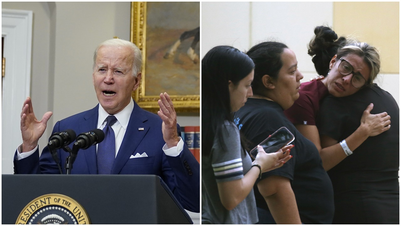 拜登：讓18歲少年買攻擊性武器是錯誤。(AP)