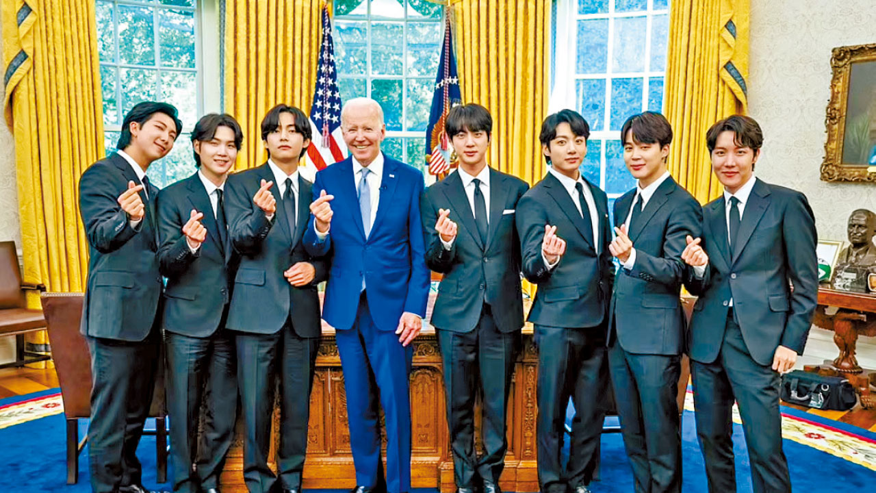 關注種族仇恨 BTS訪白宮晤拜登
