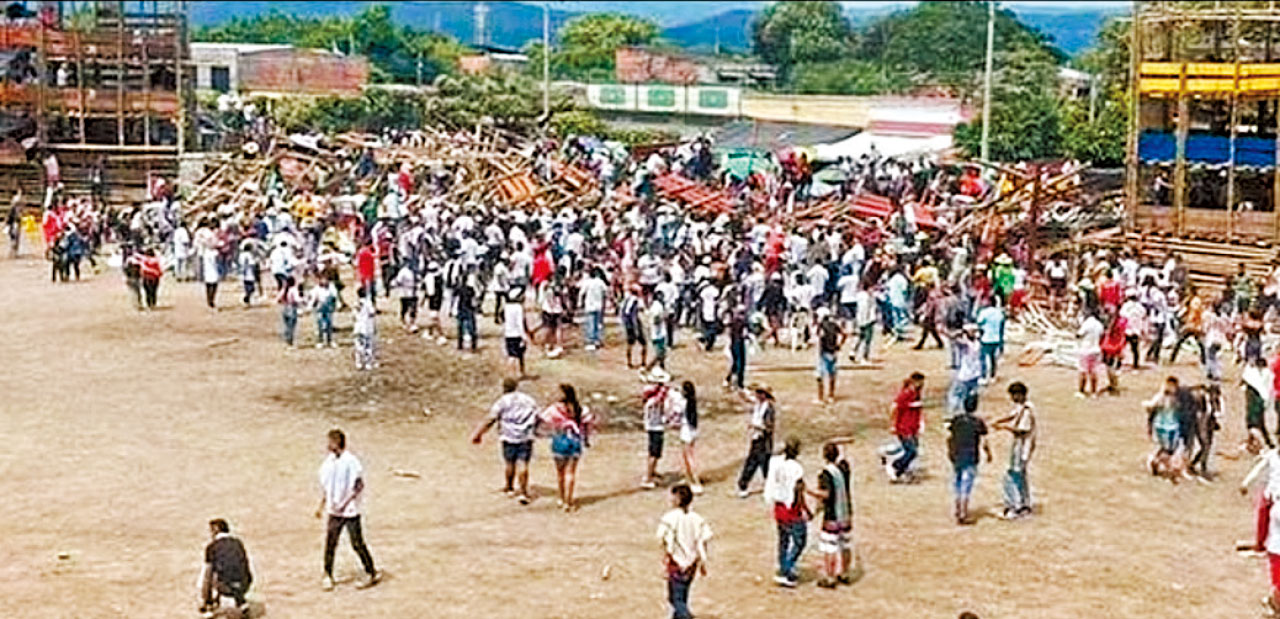 哥國鬥牛場看台倒塌 逾500死傷