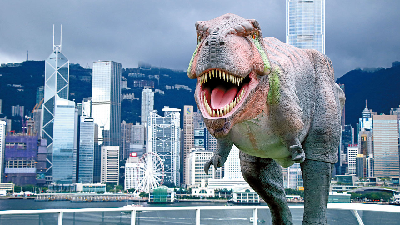 巨型恐龍驚現香港