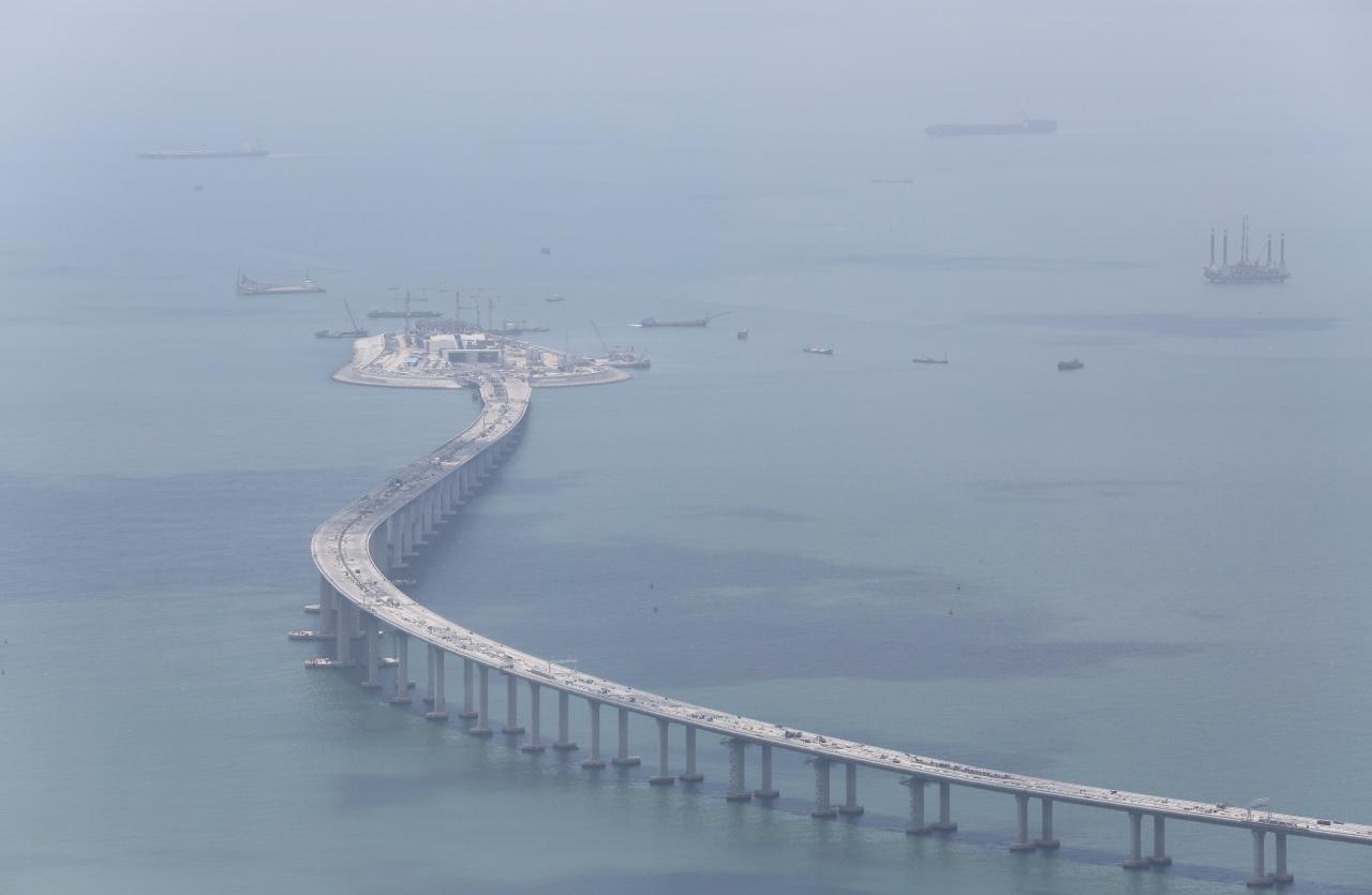 港珠澳大橋擬於12月舉辦馬拉松活動。(資料圖片)