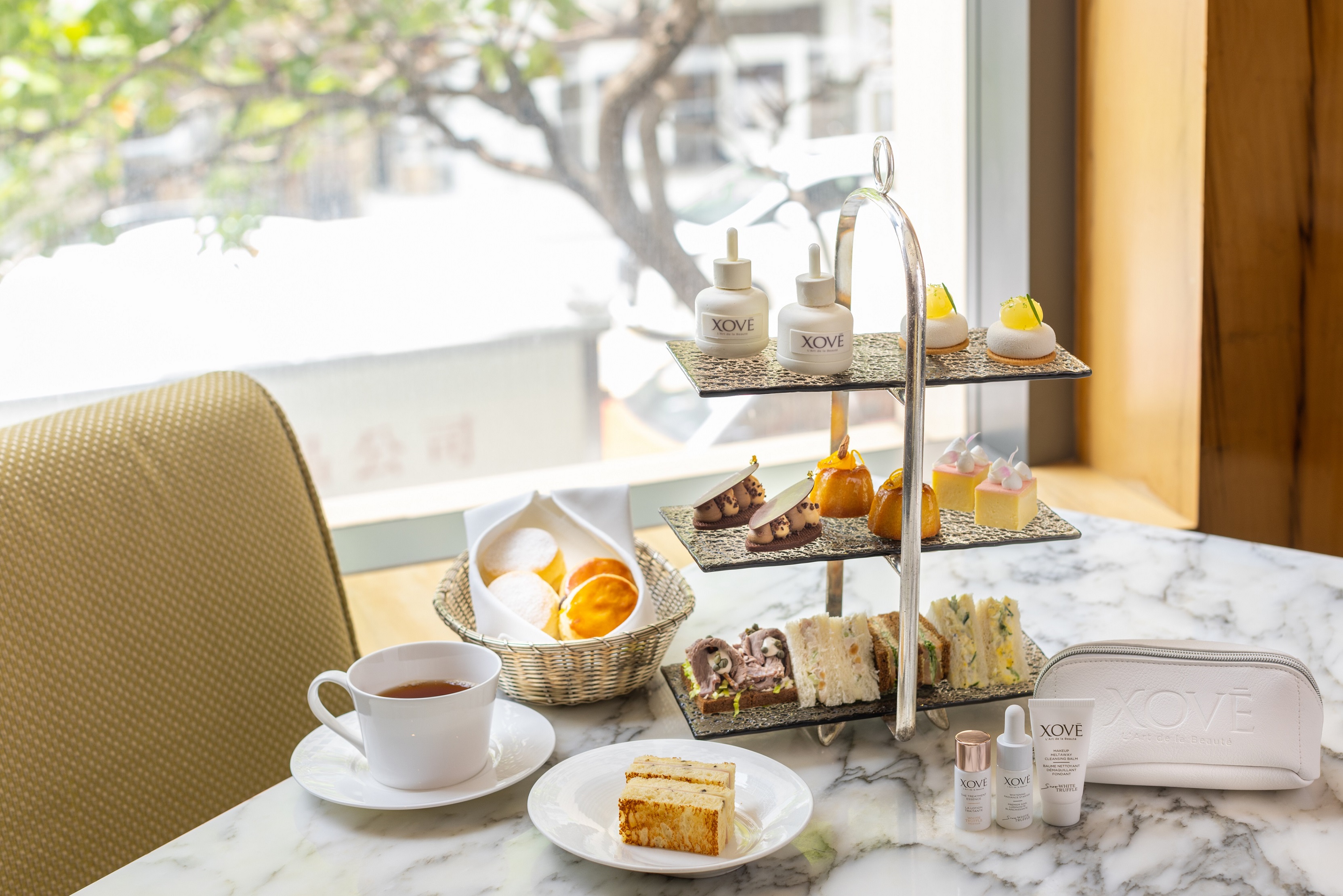 酒店下午茶｜香港文華東方酒店 x XOVĒ推獨家限定下午茶 $776/2位 送美白體驗套裝