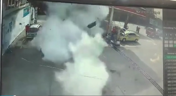 石油氣加氣意外