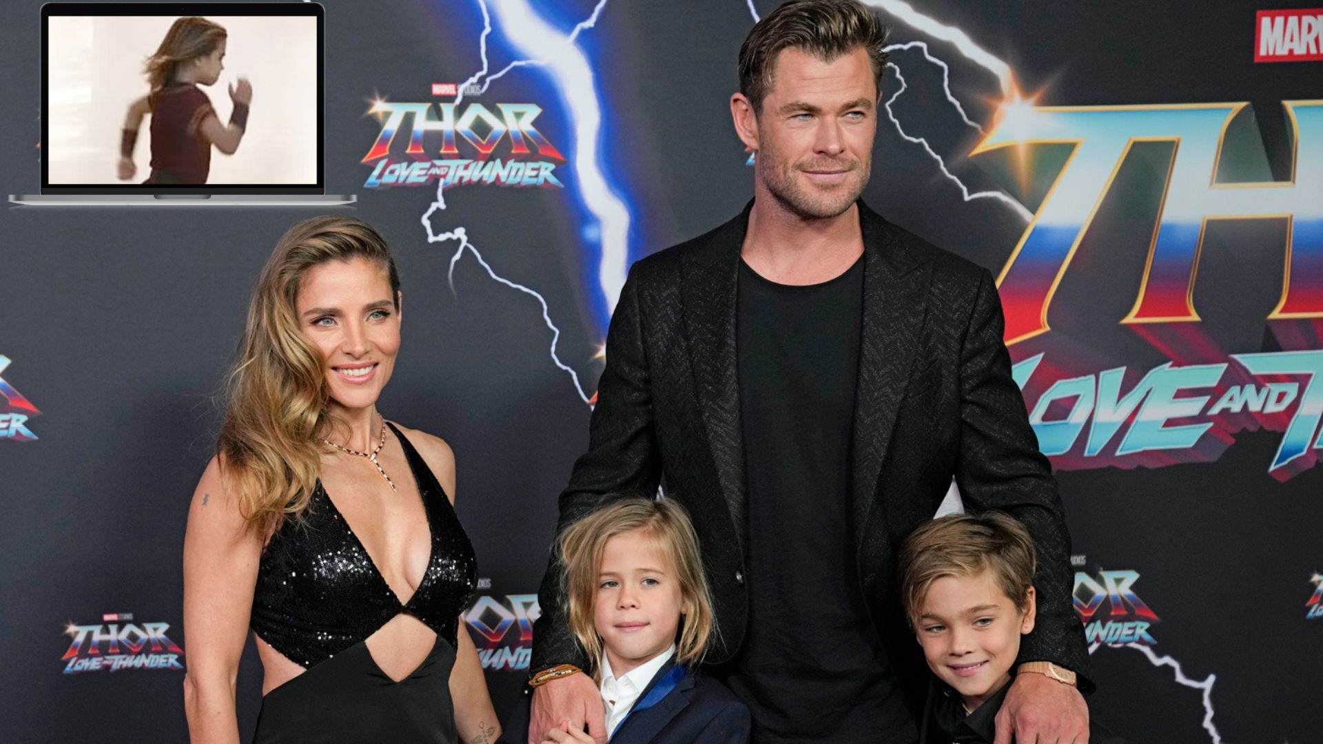 基斯咸斯禾夫做星爸，3名子女有份在《雷神4》中登場。