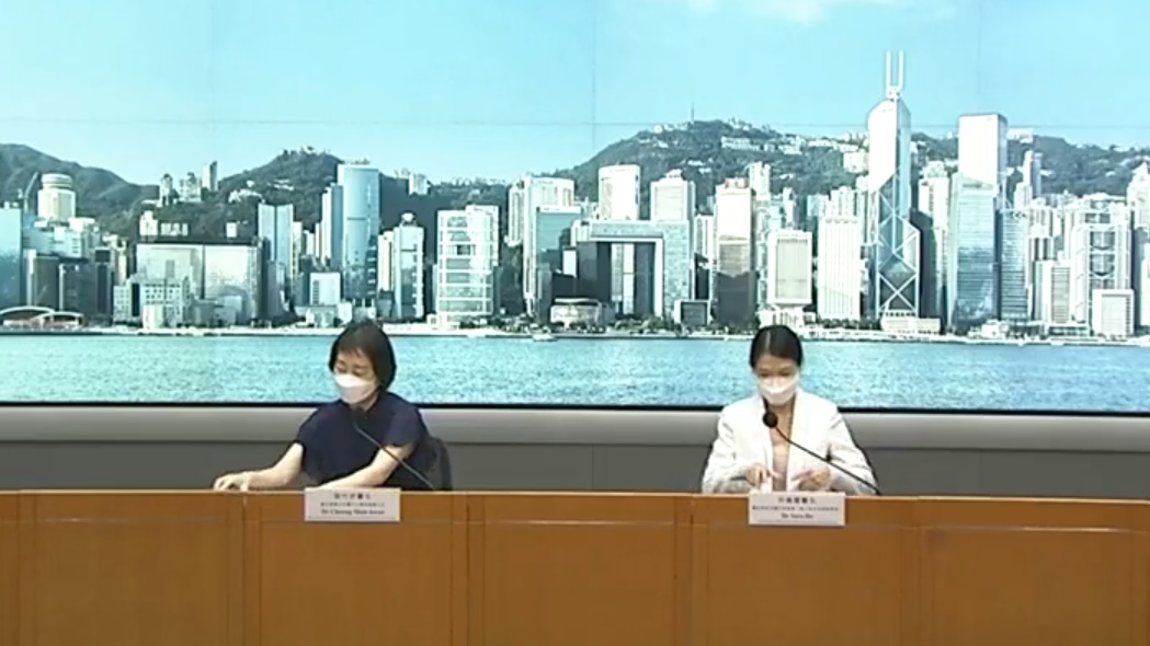 港增3762宗確診，輸入個案佔229宗，多1人死亡。(電視截圖)