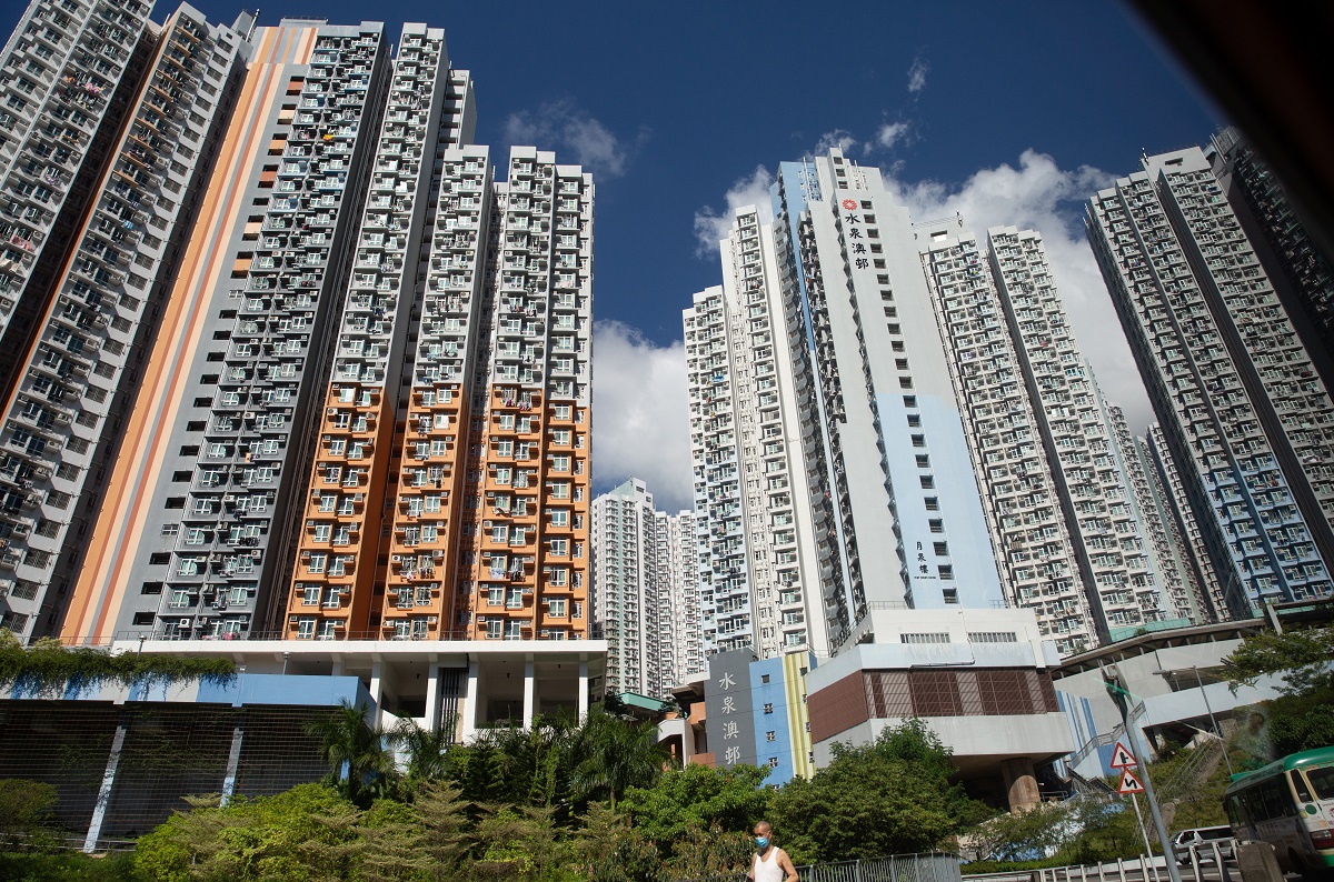 水泉澳邨有大廈被納入強制檢測公告。(資料圖片／蘇文傑攝)