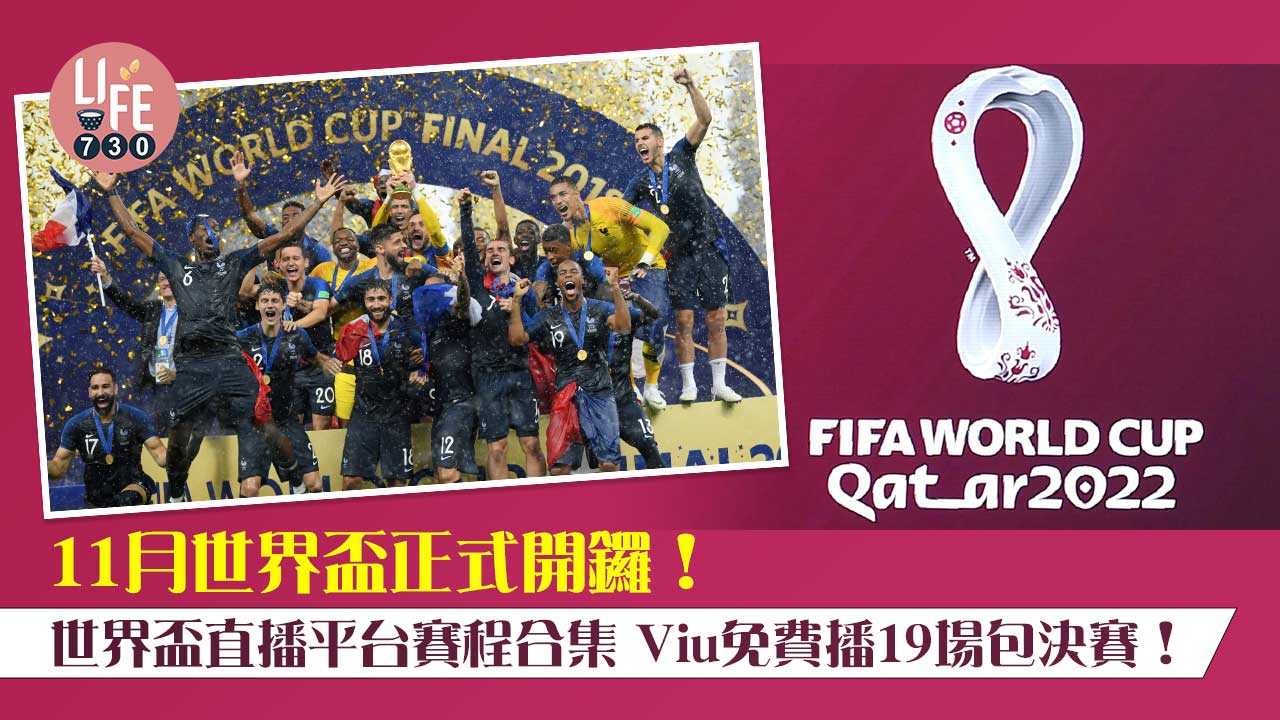 世界盃2022｜11月世界盃正式開鑼！世界盃直播平台賽程合集 Viu免費播19場