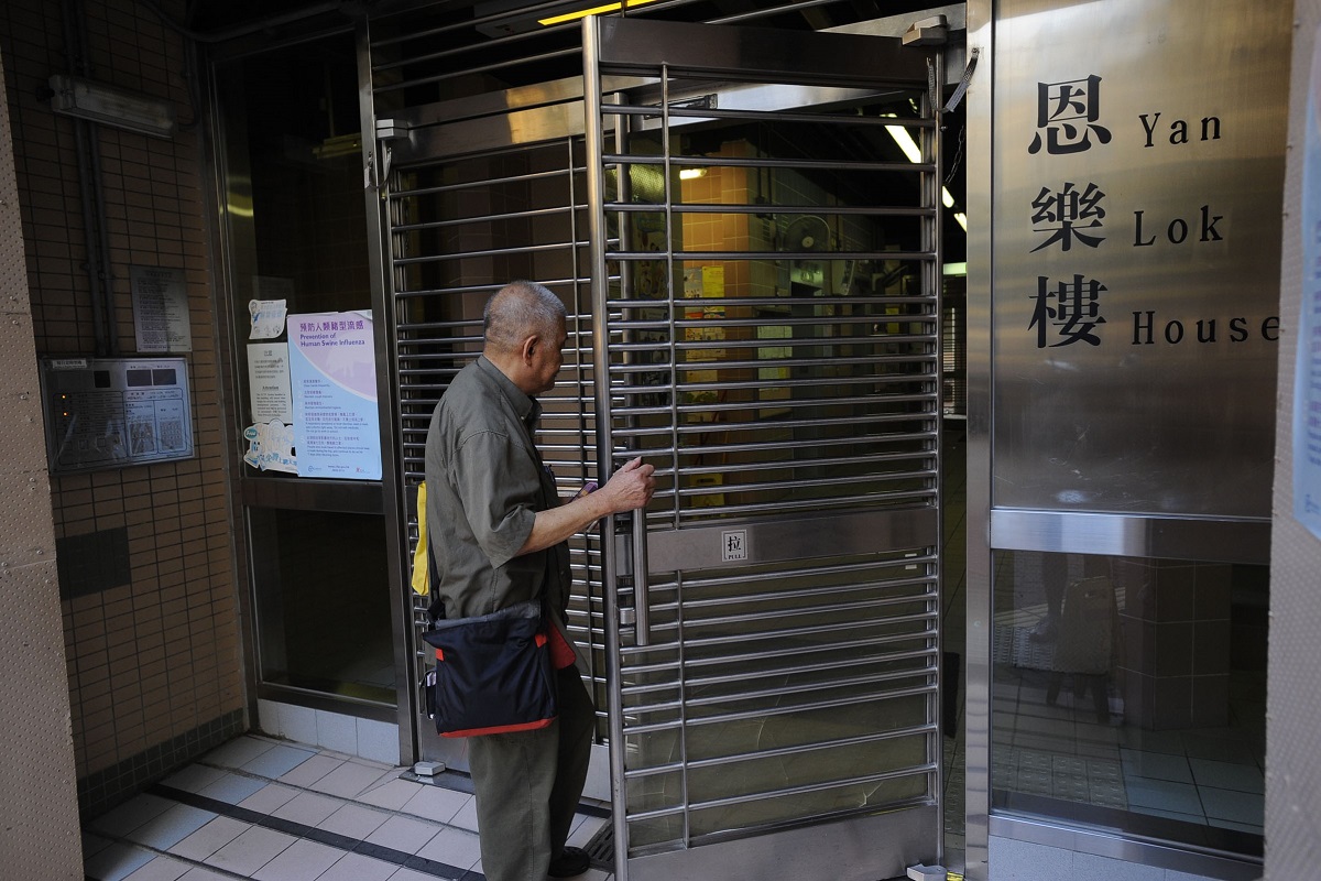 上周有兩名退伍軍人病患者居於天恩邨恩樂樓。(資料圖片)