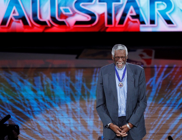 塞爾特人傳奇入物Bill Russell逝世。(路透社)