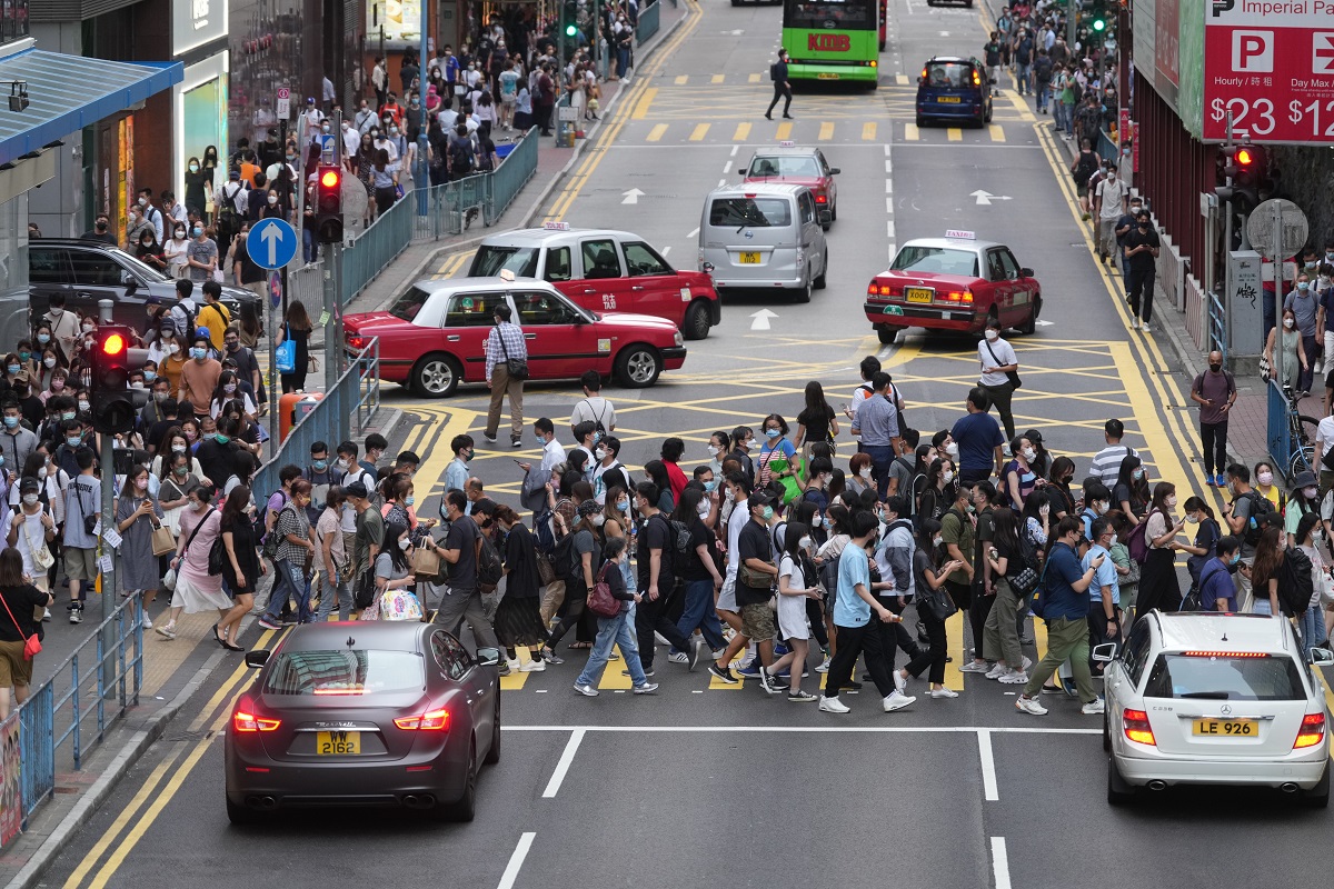 觀塘開源道。(資料圖片／陳奕釗攝)