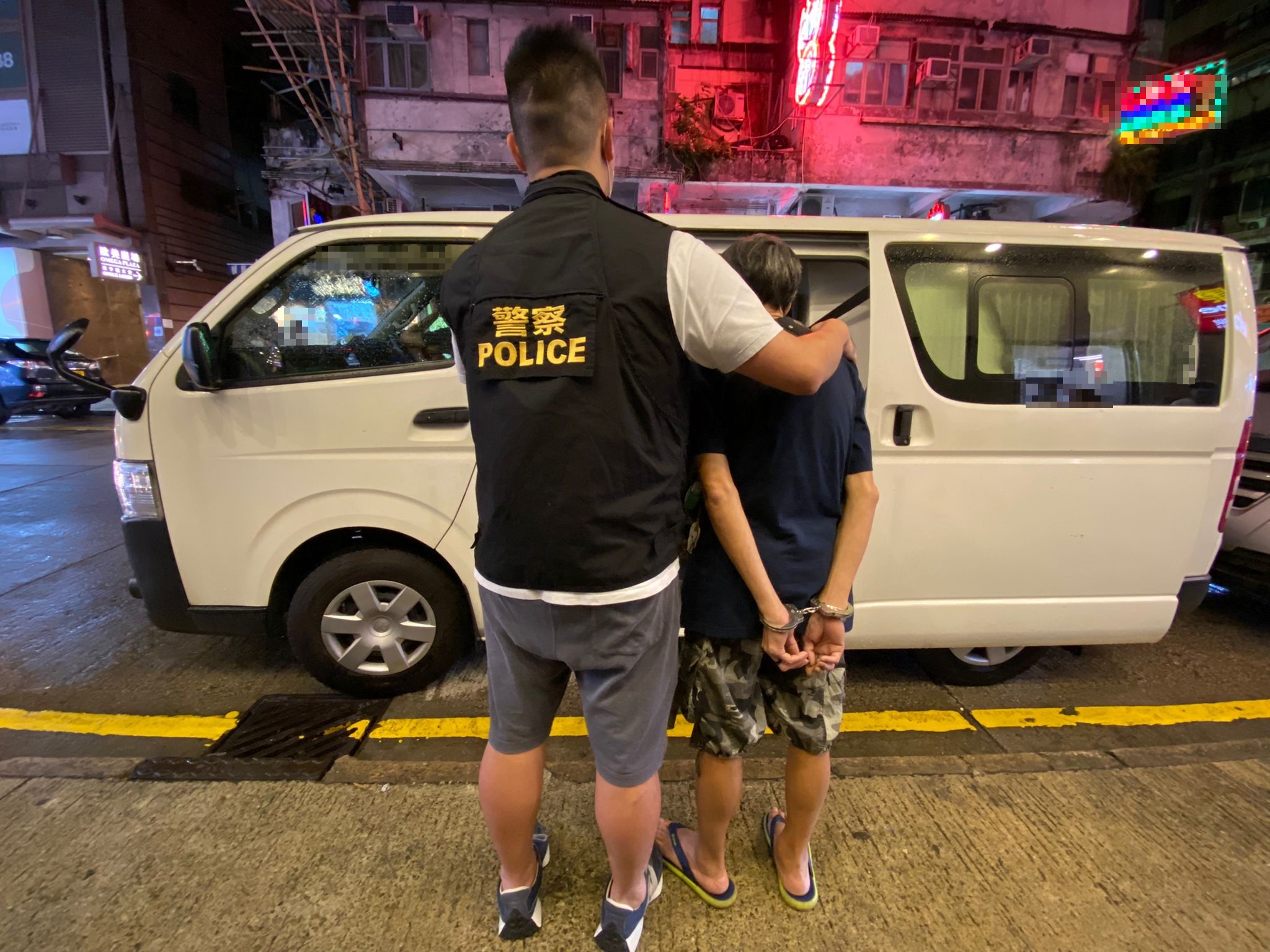 警旺角掃黃檢6500隻鹹碟拘1男