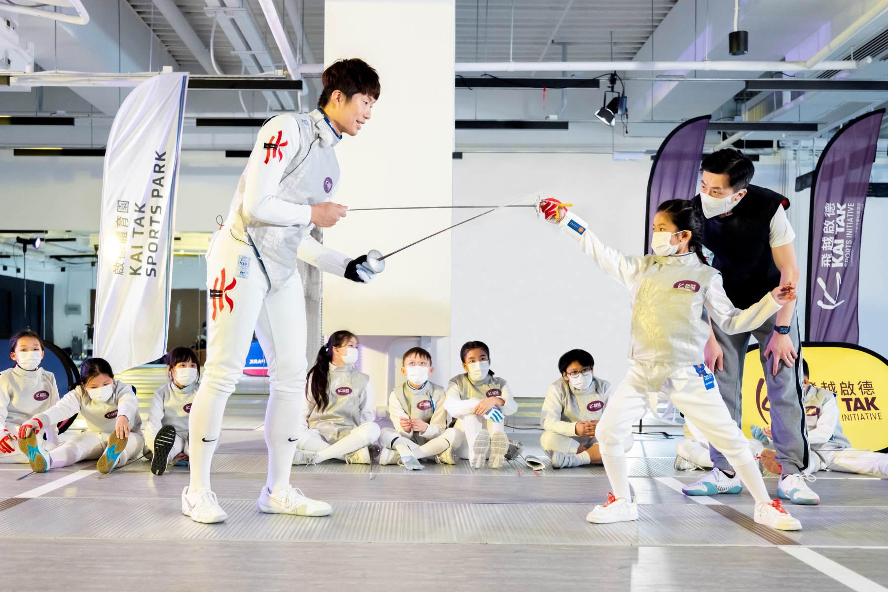 張家朗鼓勵小劍神勇於嘗試 期盼啟德體育園作賽享市民吶喊聲