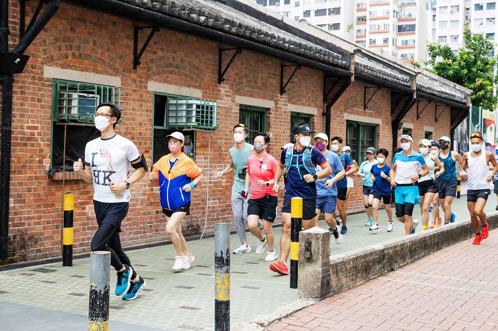 緩跑也可以欣賞沿途古蹟。