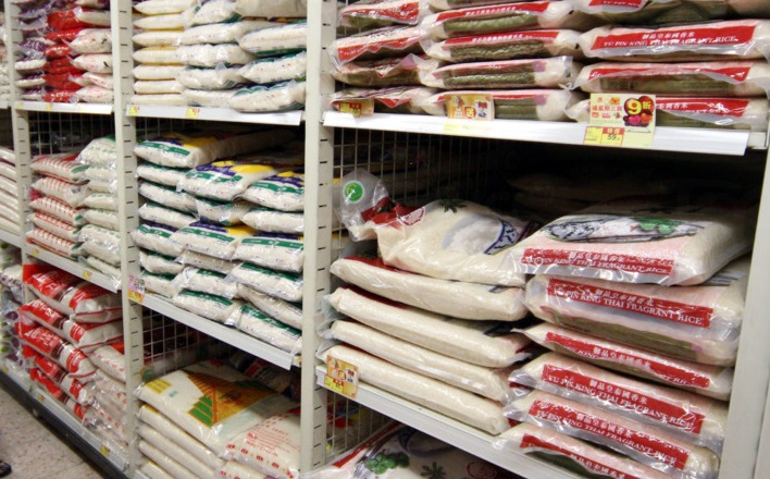 印度禁止大米出口，或影響本港米價。(資料圖片)