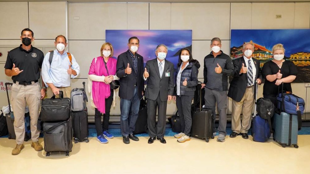 再有美國國會議員訪台，將與蔡英文會晤。(FB)