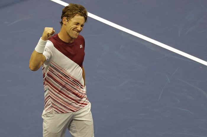 5號種子魯迪晉身四強。(路透社)