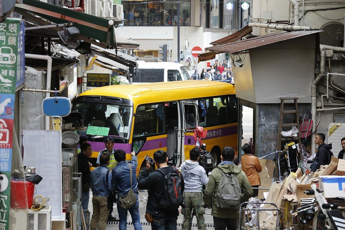 北角保母車5死車禍，司機被控7項危駕罪獲保釋11月再訊。(資料圖片／蘇文傑攝)