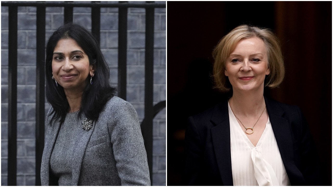 英內政大臣柏斐文辭任由夏博思接替，卓慧思重申不會辭職。(AP)