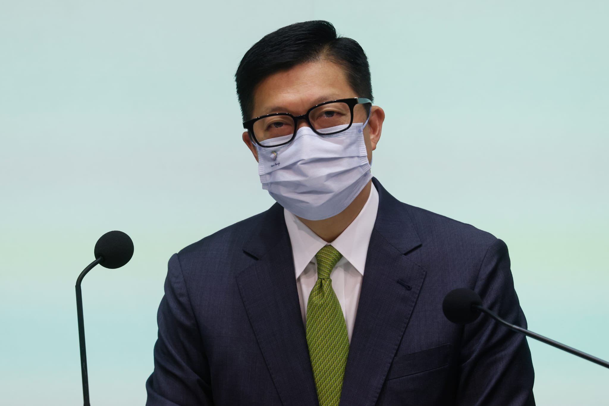 鄧炳強指，23條立法要盡快做，但必須精準。(蘇文傑攝)