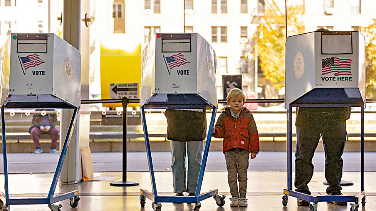 美國中期選舉的鐘擺幅度
