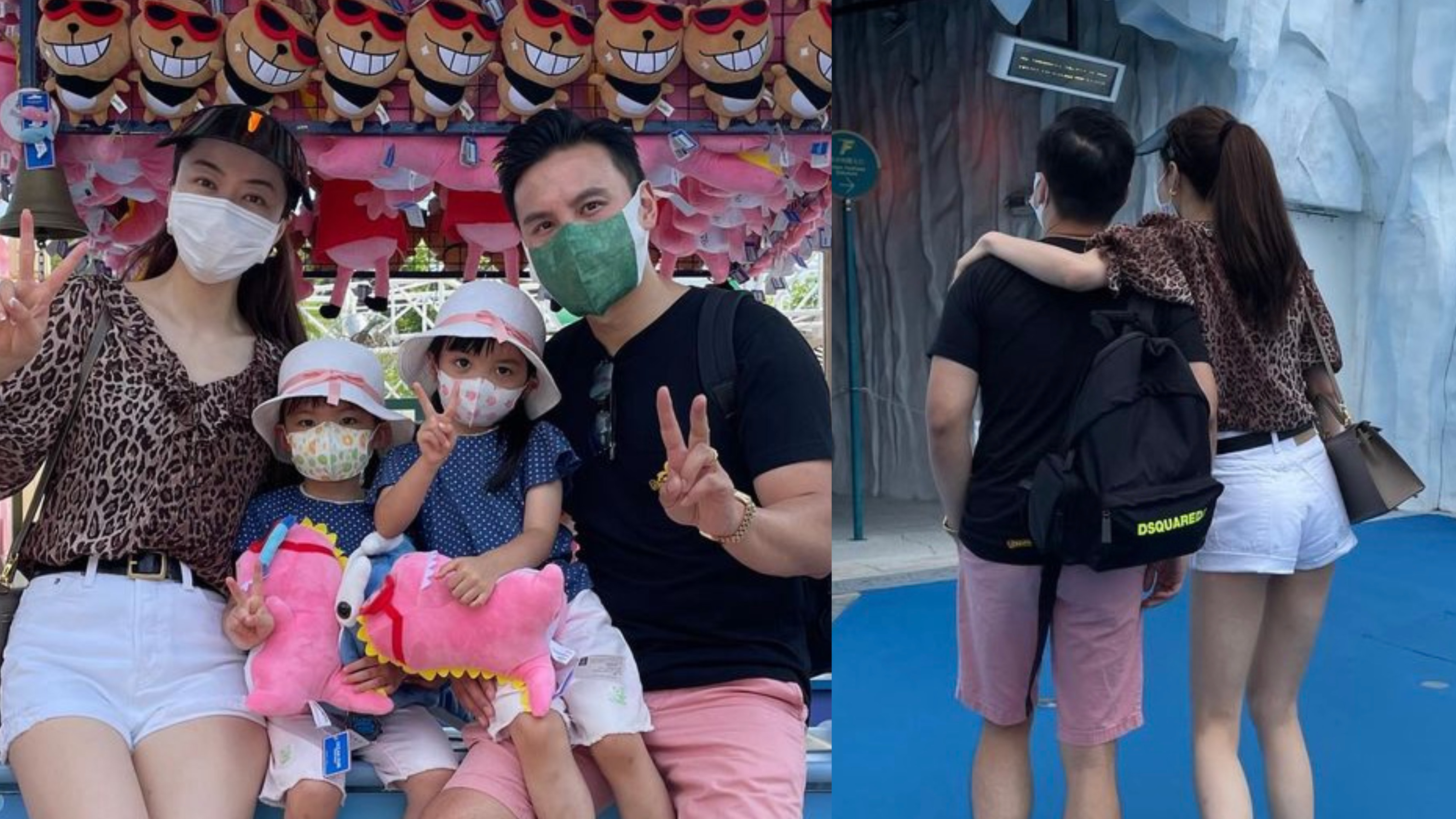 熊黛林結婚六周年貼全家福 網民發現同上年張相一樣