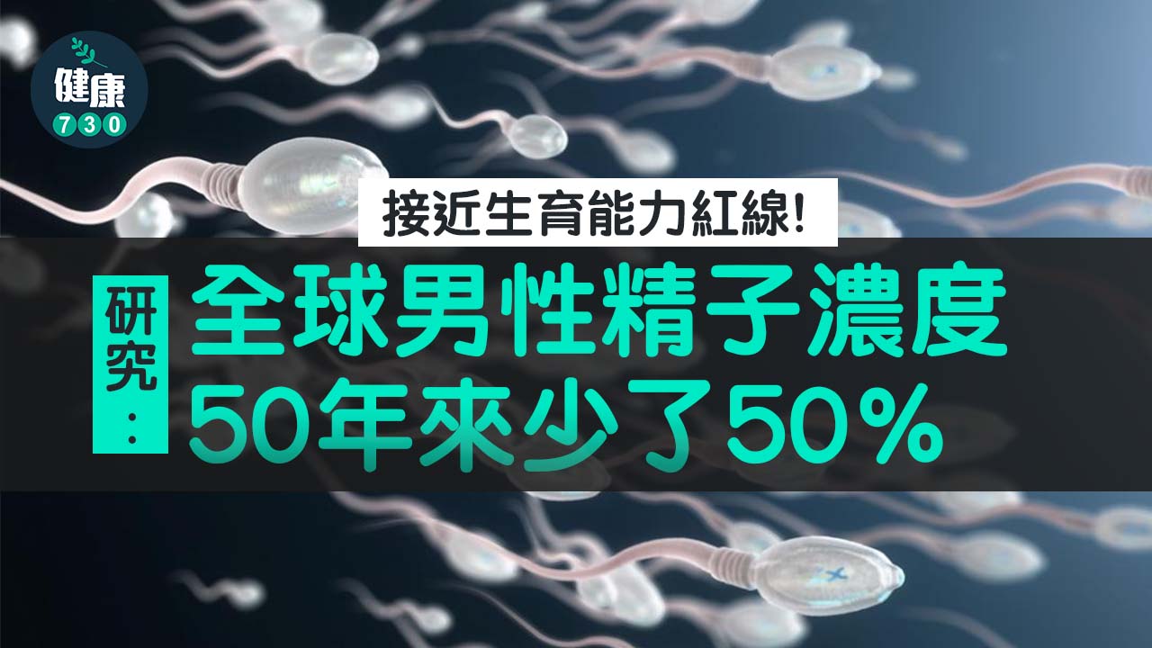 男性精子斷崖式減少 研究：全球男性精子濃度50年來少了50%！