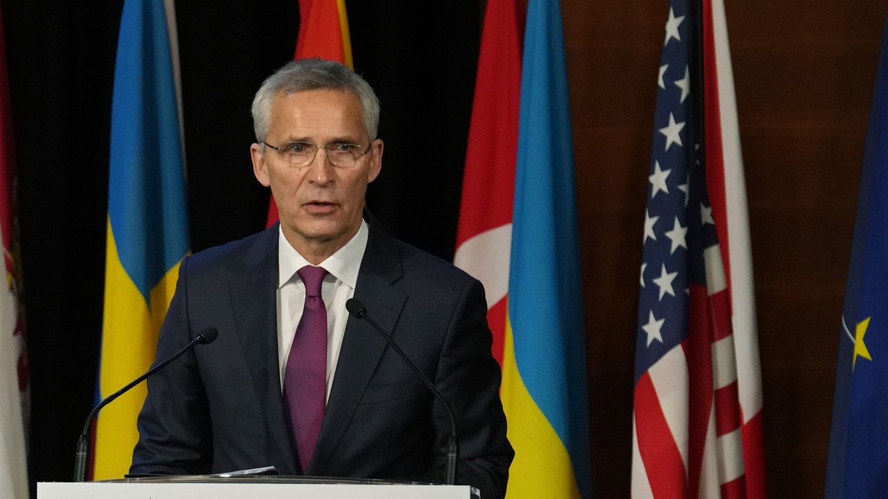 北約秘書長：中國試圖控制西方基建設施，促切斷俄能源供應後勿依賴。(AP)