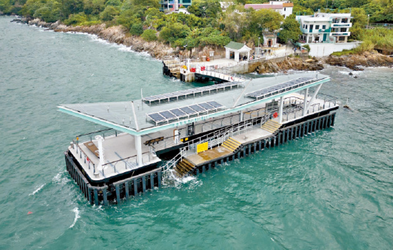 新南丫島北角碼頭今啟用 甯漢豪︰乘客上落更安全