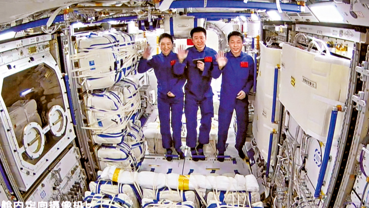 夢天實驗艙轉位開門 神舟十四太空人：家又變寬了