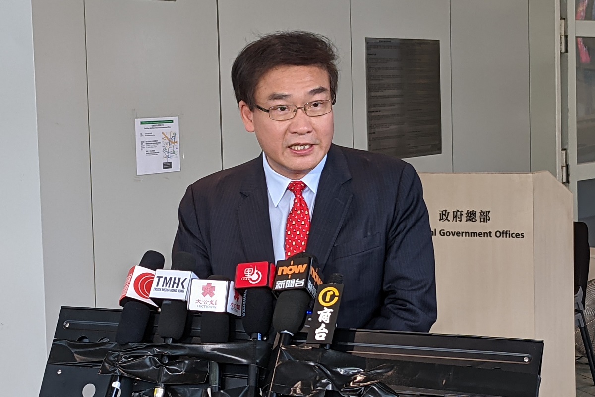 林順潮快速測試結果呈陽性，現正居家隔離。(資料圖片／羅庸軒攝)