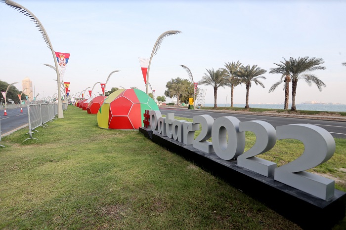 英國將派出警察到卡塔爾充當球迷與當地警方之間的緩衝。(路透社)