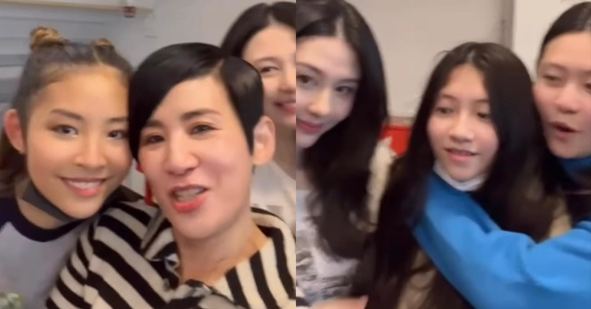 吳君如囡囡演出舞台劇 邱淑貞三女現身撐