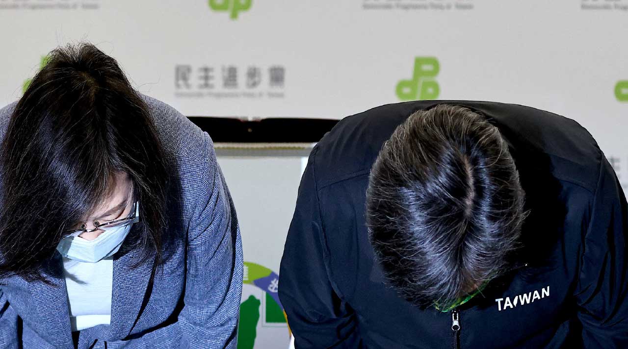 民進黨的潰敗只是回到了2018年的狀況