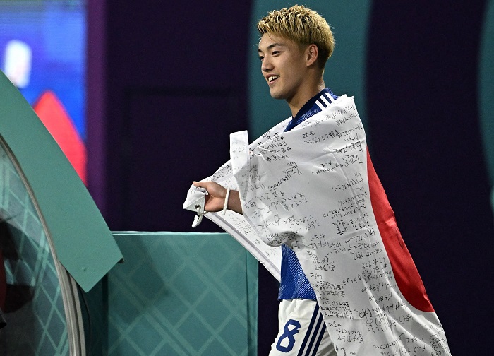 堂安律的冒起令其周邊的新聞增加。(路透社)