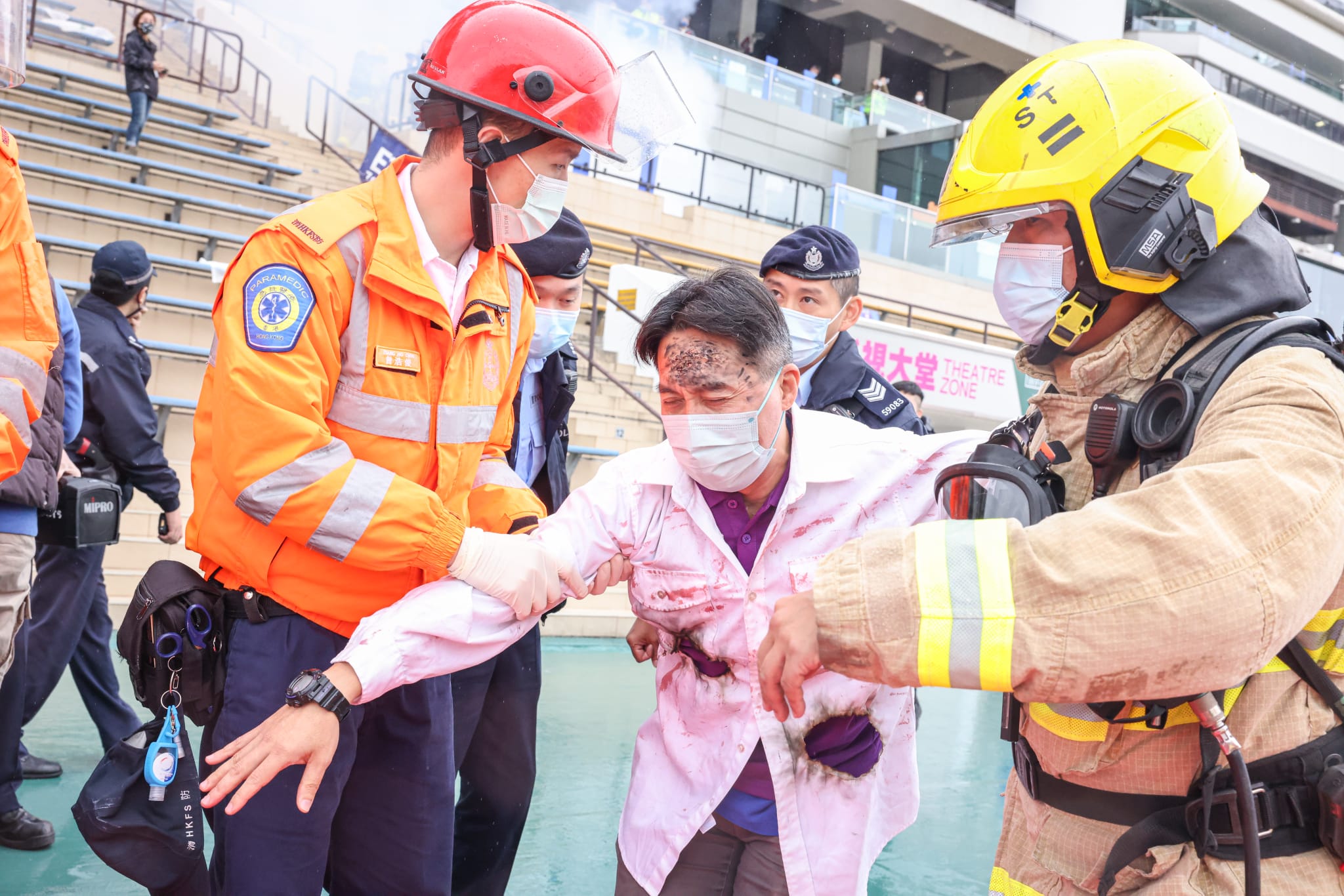 沙田馬場, 重大事故, 演習, 火警